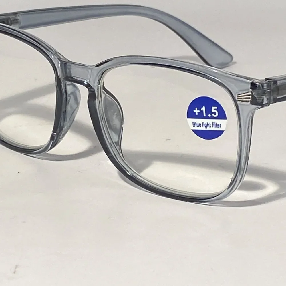 1508 Colette 1.5 Grey Reading Glasses Soft Butterfly Readers NWT